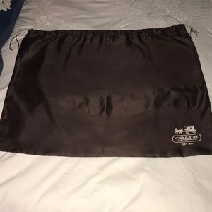 Coach Leatherware Dust Bag - Brown Sateen